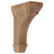 Ekena Millwork BKT02X05X07STRW  2 1/4-Inch W by 5-Inch D by 7-Inch H Stockport Bracket, Rubber Wood
