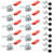 OBANGONG 10 Pcs Toggle Clamp Hand Tool 198Lbs Holding Capacity Antislip Horizontal Quick Release Heavy Duty Toggle Clamp Tool