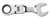 GearWrench 9574 9/16-Inch Stubby Flex-Head Combination Ratcheting Wrench