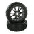 Redcat Racing Complete Black Wheels