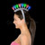 Fun Central LED Fiber Optic Mohawk - White