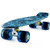 Meketec Skateboard Dog 22 inch Retro Mini Skateboards Kids Board for Boys Girl Youth Beginners Children Toddler Teenagers Adults 5 to 6 Year Old (Blue Flame)