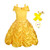 Lito Angels Girls' Princess Belle Dress Up Costumes Halloween Costume Fancy Dress with Accesories Size 4T / 5 Lito Angels Girls' Princess Belle Dress Up Costumes Halloween Costume Fancy Dress with Accesories Size 4T / 5