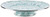 Enamelware - Sea Glass Teal Swirl Pattern - 12.5 Inch Cake Plate
