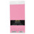 JAM Paper Rectangular Plastic Table Cover - 54 x 108 Inches - Baby Pink - 1 Tablecloth/Pack