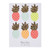 Meri Meri Neon Pineapple Glitter Sticker - 6 Pack Bundle