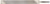 Nicholson Long Angle Lathe Hand File, American Pattern, Single Cut, Rectangular, Coarse, 12' Length