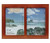 Klikel 2 Photo Collage Solid Walnut Brown Wood Picture Frame - 2 Opening 4 X 6 Picture Slots