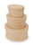 Darice 2849-02 Oval Paper Mache Box Set, 4/5/6", Natural (Pack of 6)