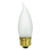 Sunlite 25EFF/32/CD2 Incandescent 25-Watt, Medium Based, Chandelier Bulb, Flame Tip, Frost, Carded 2-Pack