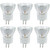 Sunlite 20MR8/CG/SP/12V/6PK Halogen 20W 12V MR8 Quartz Reflector Spotlight Light Bulbs (6 Pack)