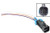 ICT Billet GM LS O2 Oxygen Sensor Square Male 1-Keyway Wire Connector Plug Pigtail WP0XY32