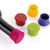JDWNF 5 Pack Reusable Wine Bottle Stoppers, Silicone Bottle Caps for Wine Soda Beer with 5 Colors