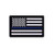 Morton Home-3D PVC Rubber US USA American Flag Patch (White)