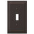 Step Design Toggle Wall Switch Plate Cover - Oil Rubbed Bronze