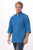 Chef Works Men's Morocco Chef Coat, Blue, X-Large