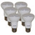 SleekLighting BR20 6 Watt, LED"Dimmable" Wide Flood Light Bulb(110°) (2700K), 450 Lumens, E26 Medium Base, 45 Watt Equivalent, UL & Energy Star Approved (Pack of 6)