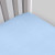 Magnolia Organics Fitted Interlock Crib Sheet - Bassinet, Baby Blue