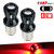 2 Bulbs 3157/7443/1157 Red/White/Yellow LED Light bulbs 40W for Turn Signal/Brake/Tail Light bulbs 2835 LED Chips (1157, Red)