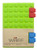 WAFF, Soft Silicone Cover Notebook/Journal, Medium 5.75" x 4"- Green