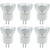 Sunlite 35MR8/CG/G4/SP/12V/6PK Halogen 35W 12V MR8 Quartz Reflector Spotlight Light Bulbs (6 Pack)