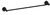 Serenade ST241-MB Bath Hardware Accessory 24' Towel Bar, Matte Black