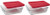 Pyrex 6-Cup Rectangle Food Storage, Pack of 2 Containers