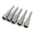 Uxcell Magnetic 6.3mm Dia Shank Spanner 10mm Hex Nut Driver Bit, 5-Piece