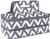 Ever Moda Chevron Thermal Insulated Casserole Carrier Bag 2 Compartments (Grey)