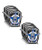 Pack of 10 Thin Blue Line Badge Police Officer BLM American Flag Vinyl Decal Sticker Car Truck 5" x 5" 