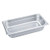 2 1/2" Deep Steam Table Pan 1/3 Size, 2.6 Quart Stainless Steel Anti-Jam Standard Weight Hotel GN Food Pans - NSF (13.19"L x 7.28"W)