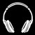 Makarios LLC DJ Headphones Cars Trucks Vans Walls Laptop MKR| White |5.5 x 5.5|MKR409