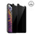 Entwth Cell Phone Tempered Glass Privacy Screen Protector(Black,2 Packs) for iPhone Xs Max 6.5" Screen HD Clarity 3D Touch 9H Hardness Anti-Spy Anti-Scratch Anti-Glare,Easy Install Bubble Free