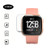 Nieeweiy Smartwatch Screen Protector Compatible with Fitbit Versa,3 Pack Waterproof Tempered Glass Screen Protector for Fitbit Versa Smart Watch Tempered Glass protector cover Anti-Scratch Bubble Free