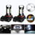 HOCOLO Extremely Bright Max 50W High Power H10 9145 9140 9050 9155 LED Fog Light Bulbs for DRL or Fog Lights, Xenon White(Set of 2) (9145/H10/9140/9155-50W, Light White)