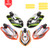 PROLOSO 5 Pack Bathtub Toys Inflatable Wind Up Yacht Toys Clockwork Bathroom Pool Boats