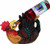 River's Edge Hand Painted Rooster Wine Bottle Holder