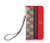 iPhone Xs Leather Case, Classic Leather Wallet Case for iPhone Xs and iPhone X, Red