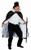 Forum Reversible Phantom Costume Cape 56-Inches, Black/White, One Size
