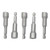 Electronic Quickly Change Magnetic Power Nut Setters 1/4" Hex Shank 10mm Hex Metric Socket Wrench Screw Length 65mm Hex Short Nut Setter 5PCS