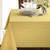 Benson Mills Textured Fabric Tablecloth (60" x 84" Rectangular, Sunshine)