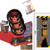 Five Nights at Freddy's Party Supplies Pack Serves 16: Dessert Plates Beverage Napkins Cups Table Cover and Door Cover with Birthday Candles (Bundle for 16)