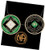 2 Year Green and Black NA Medallion Official Narcotics Anonymous Chip