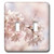 3dRose 2 lsp_253454_2 Pink Asian Cherry Blossoms-Double Toggle Switch