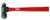 Plumb 11522 40 Oz. Ball Pein Hammer With Hickory Hammer, Black
