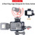 ULANZI Osmo Action Housing Case Protictive Frame with Cold Shoe Universal Action Camera Interface Expansion Vlog Accessories for DJI OSMO Action