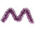 Vickerman 9' x 10" Sparkling Purple Tinsel Artificial Christmas Garland - Unlit