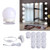 Hollywood Style LED Vanity Mirror Lights Kit with 10 Dimmable Light Bulbs For Makeup Dressing Table and Power Supply Plug in Lighting Fixture Strip, Vanity Mirror Light, White (No Mirror Included)