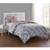 VCNY Home Brynley 5 Piece Comforter Set, King, Grey