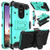 Venoro LG Stylo 4 Phone Case, LG Stylo 4 Case, LG Stylus 4 Case, LG Q Stylo Case, Heavy Duty Armor Shockproof Protection Case Cover with Belt Swivel Clip and Kickstand for LG Stylo 4 Plus (Green)